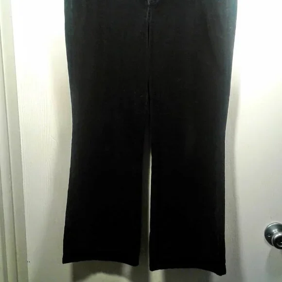 Black Thalia Sodi Velveteen Jeans Size: 1X - Picture 3 of 9